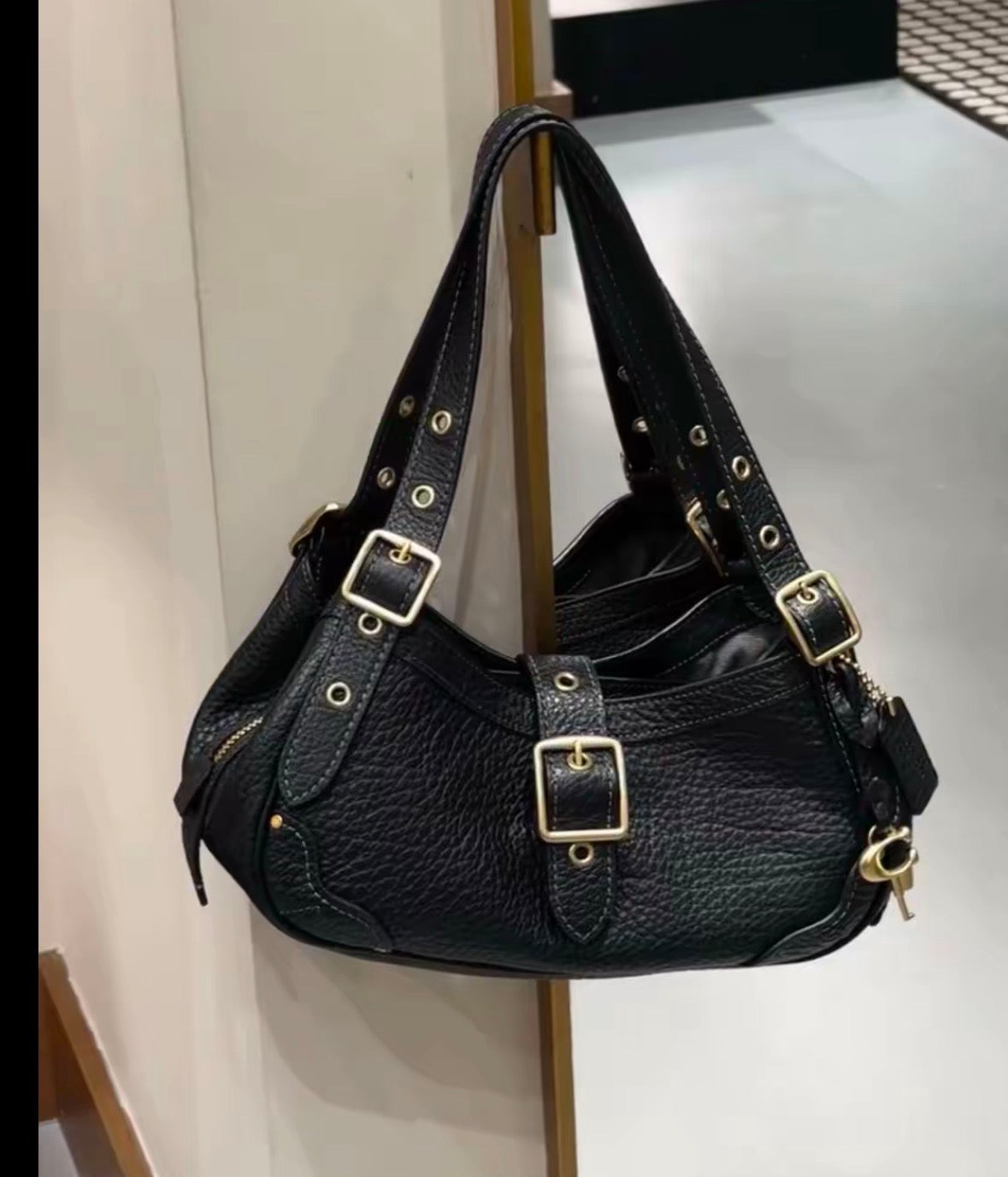 Coach Drifter 31 Shoulder Bag black