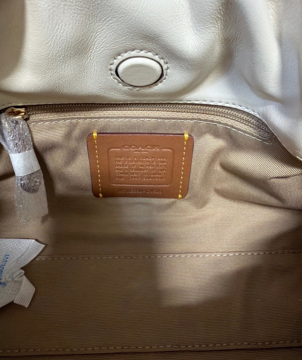 Faye white bag