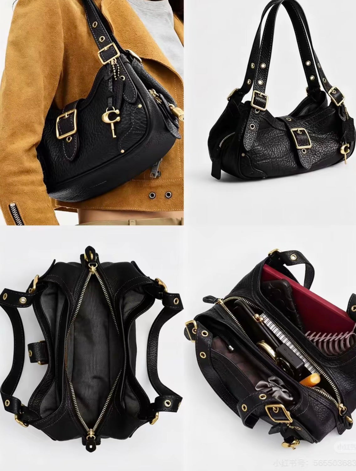 Coach Drifter 31 Shoulder Bag black